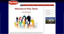 Desktop Screenshot of polytainer.com