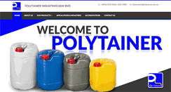 Desktop Screenshot of polytainer.com.my