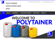 Tablet Screenshot of polytainer.com.my